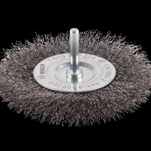 Bosch PRO Metal clean skivestålbørste, lige skaft, 100x0,2 mm