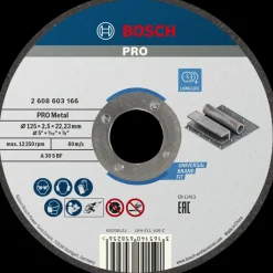 Bosch PRO Metal skæreskive, 125x2,5x22,23 mm