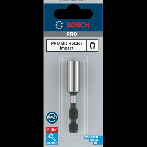 Bosch PRO Standard bitholder med slagfunktion, 60 mm