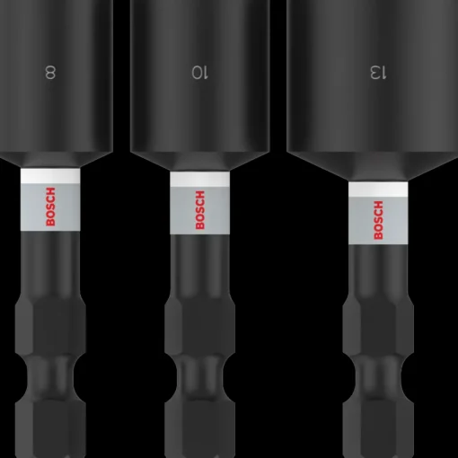 Bosch PRO topnøglesæt magnet, 8x50, 10x50, 13x50 mm, 3 stk.