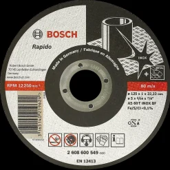 Bosch skæreskive Rapido til rustfristål og metal Ø125 mm