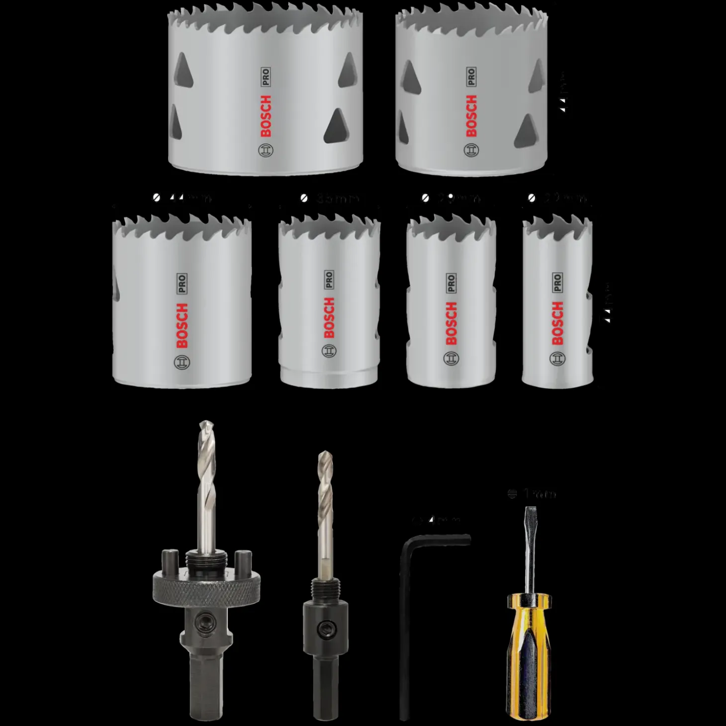 Bosch ST Multi Bimetal hulsavsæt 15 dele 19-76 mm