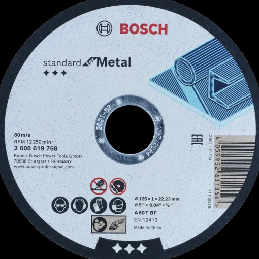 Bosch Standard for Metal Lige skæreskive 125 mm, 22,23 mm