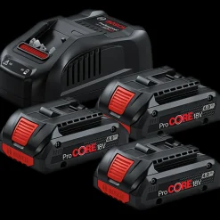 Bosch startersæt PC 18V inkl. 3 x 4 Ah batterier