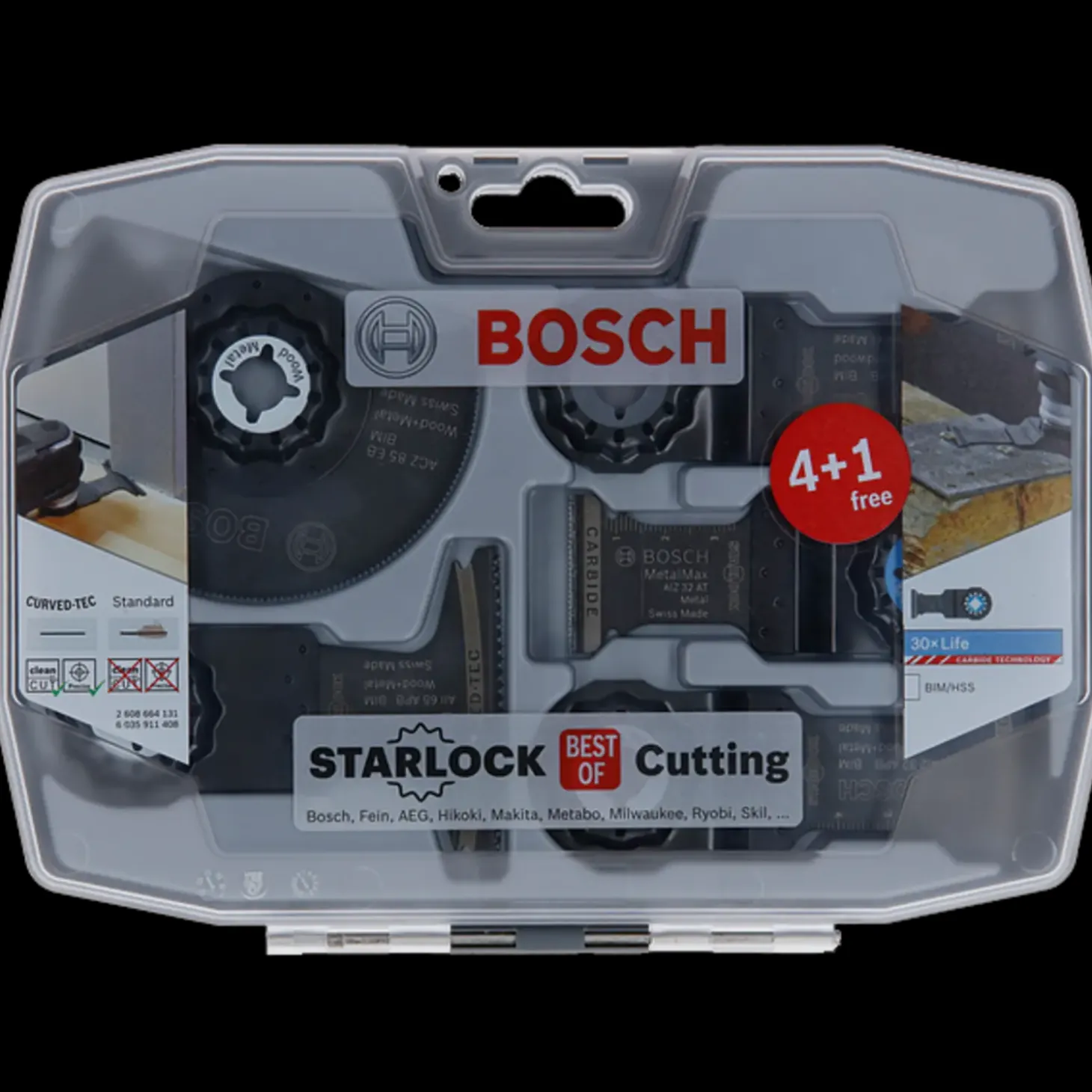 Bosch Træ- og metalskæresæt til multiværktøj, 5 dele