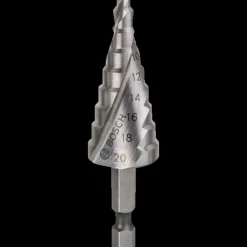 Bosch trinbor HSS sekskantet skaft 9 trin (juletræ)  Ø4-20 mm