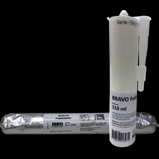 Bravo folieklæber hvid 600 ml pose