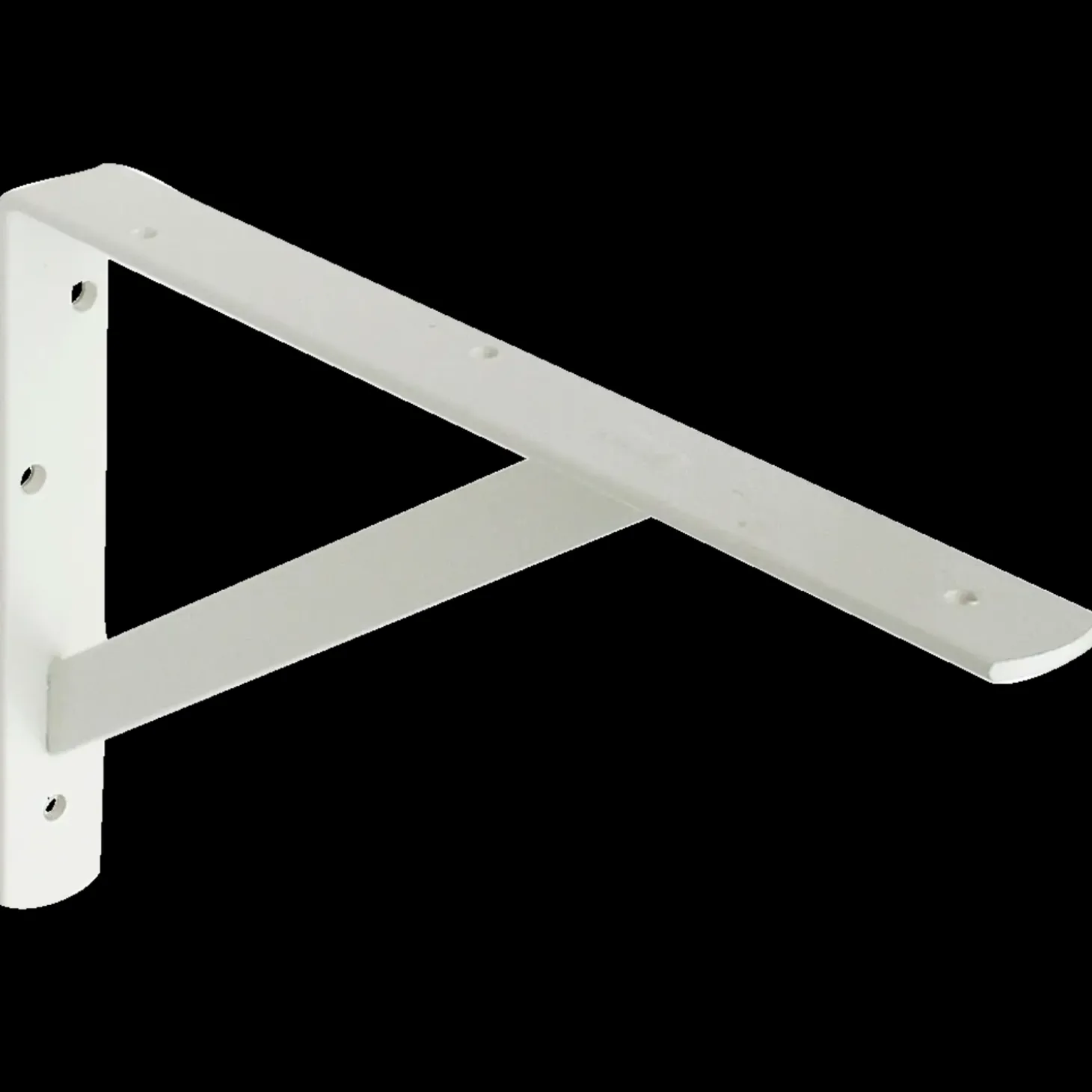 Bæring m/skråstiver 180x290 mm hvid