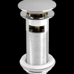 Bundventil m/overløb 1 1/4"x11 cm krom