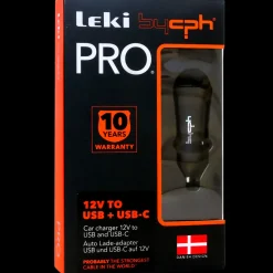 Bycph PRO Adapter - 12V Billader til USB/USB-C
