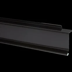 Bygtjek løskant sort 45x25x1000 mm