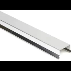 Bygtjek sternkapsel lige 25x25x1000 mm sort/alu