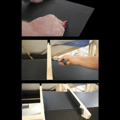 Bygtjek WinWin plade sort 450x950x50x850 mm