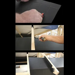 Bygtjek WinWin plade sort 450x950x50x850 mm