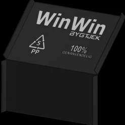 Bygtjek WinWin plade sort 450x950x50x850 mm