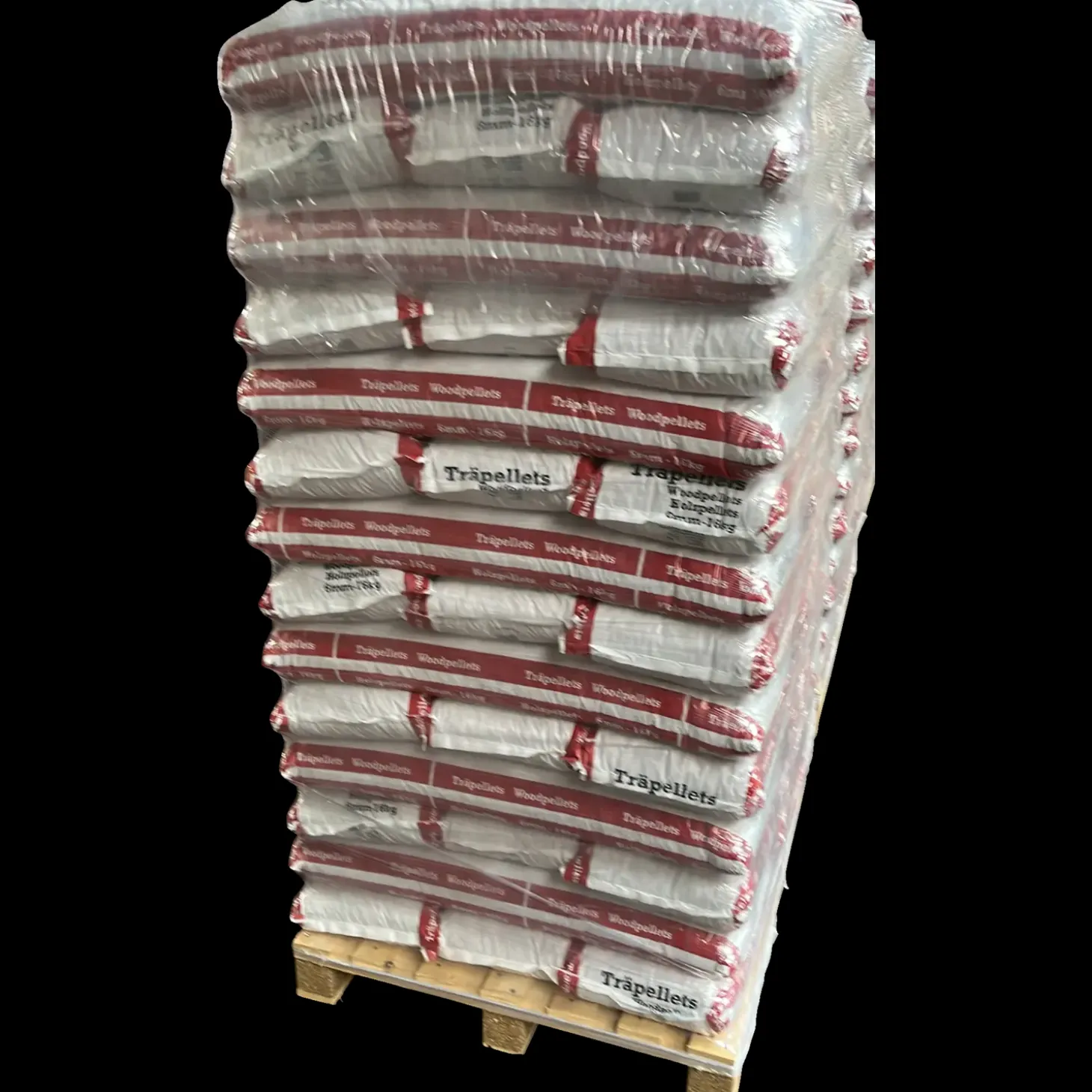 Calorius træpiller 6 mm - palle med 896 kg / 56 poser á 16 kg