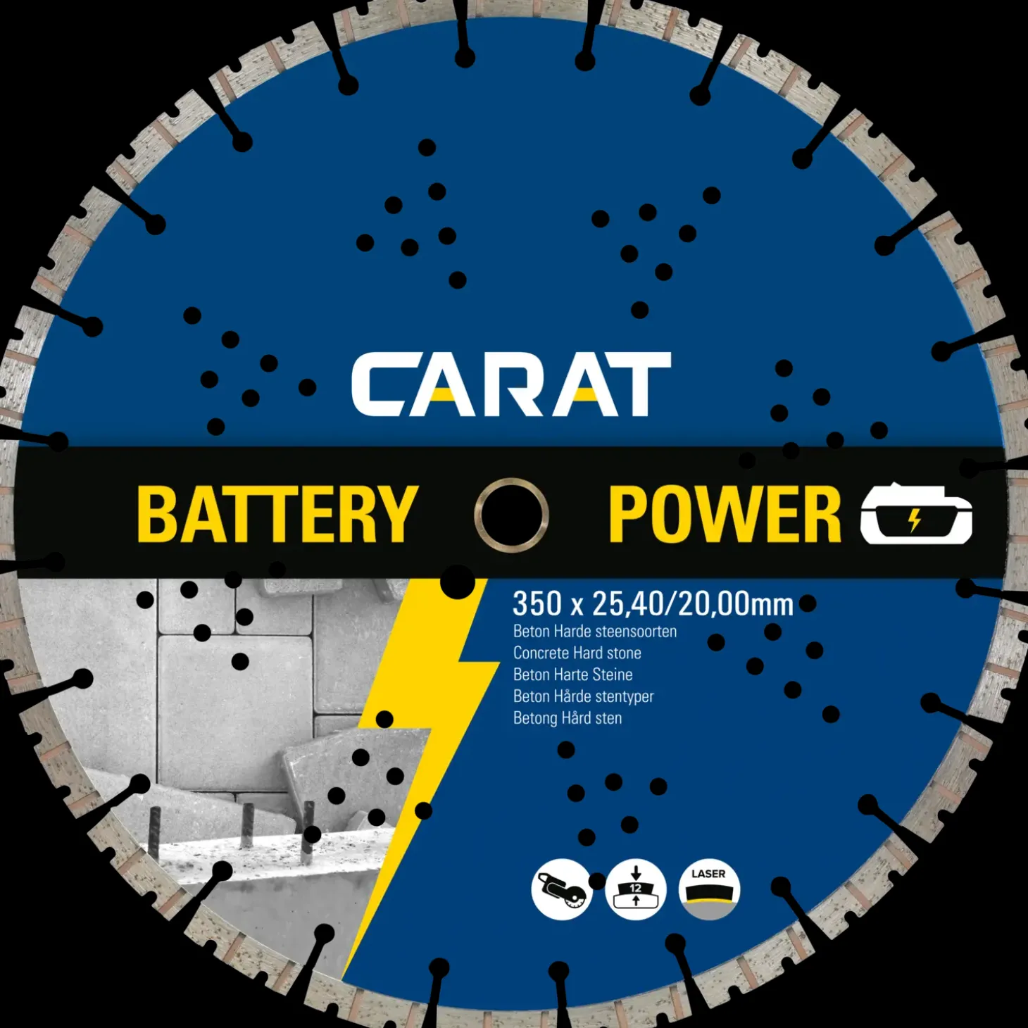 Carat CBP betonklinge Master Ø350 mm