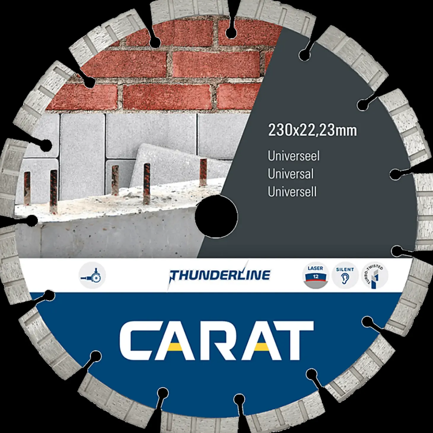 Carat CEB-TT diamantklinge universal Ø125 mm