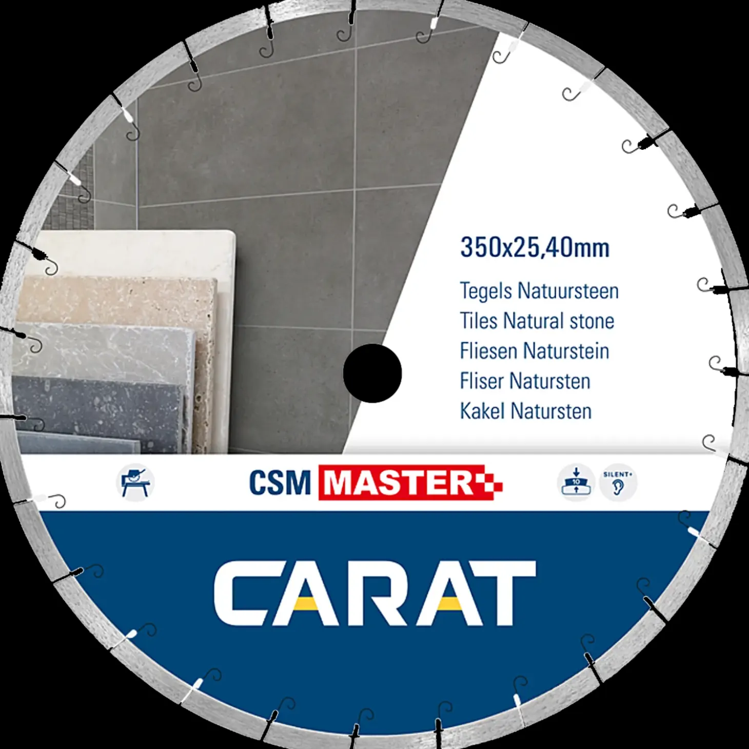 Carat fliseklinge type CSMB 350 mm