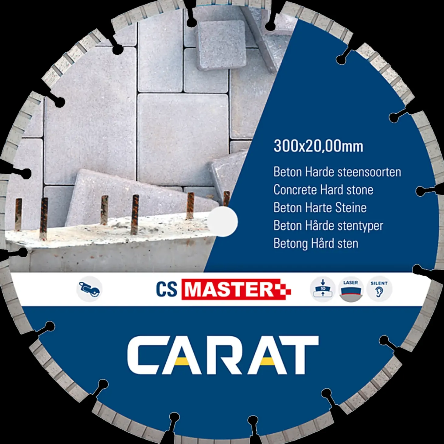 Carat laser beton type CS 300 mm