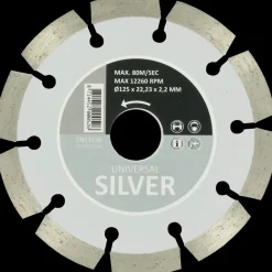 Carat silver universaldiamantklinge Ø125 mm