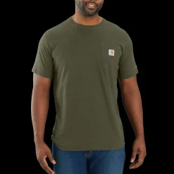 Carhartt 106652 Force™ pocket T-shirt grøn str. M