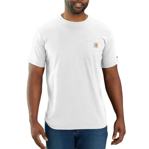 Carhartt 106652 Force™ pocket T-shirt hvid str. L