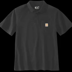 Carhartt 106685 Midweight s/s pocket polo sort str. M