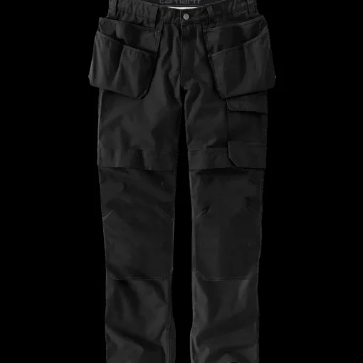 Carhartt 105070 steel cargo multi-pocket bukser Sort str. 36-32