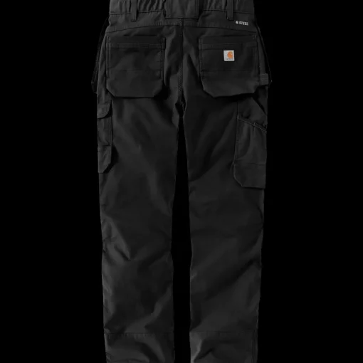 Carhartt 105070 steel cargo multi-pocket bukser Sort str. 36-32