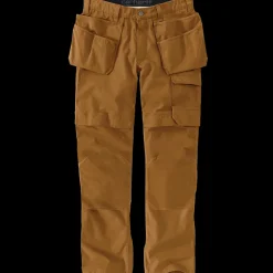 Carhartt 105070 steel cargo multi-pocket bukser Brun str. 36-32