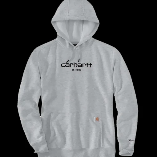Carhartt Force logo sweatshirt grå str. S