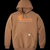 Carhartt graphic hooded swetshirt brun str. L