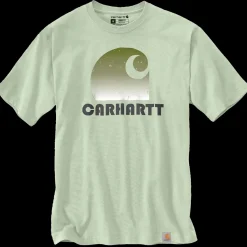 Carhartt heavy S/S C graphic t-shirt grøn str. L