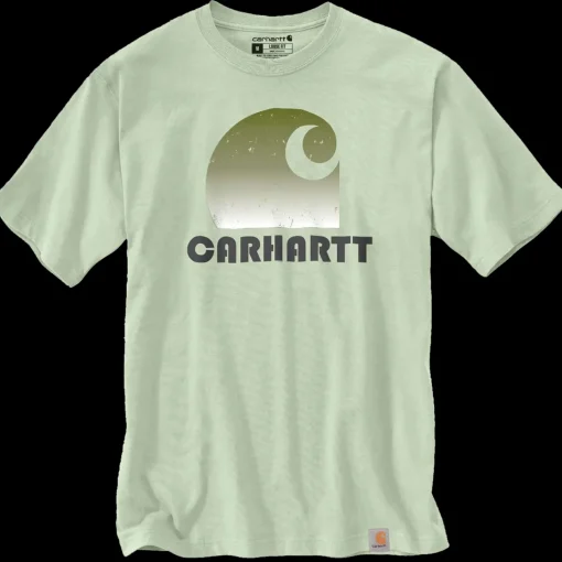 Carhartt heavy S/S C graphic t-shirt grøn str. L