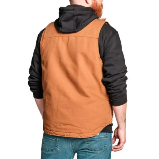 Carhartt Mock Neck vest brun str. 2XL