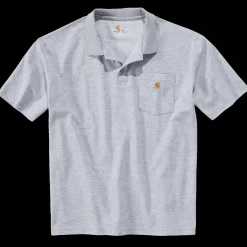 Carhartt polo t-shirt str. XL grå