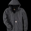 Carhartt Wind Fight hættetrøje carbon heather str. L