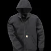 Carhartt Wind Fight hættetrøje sort str. XL