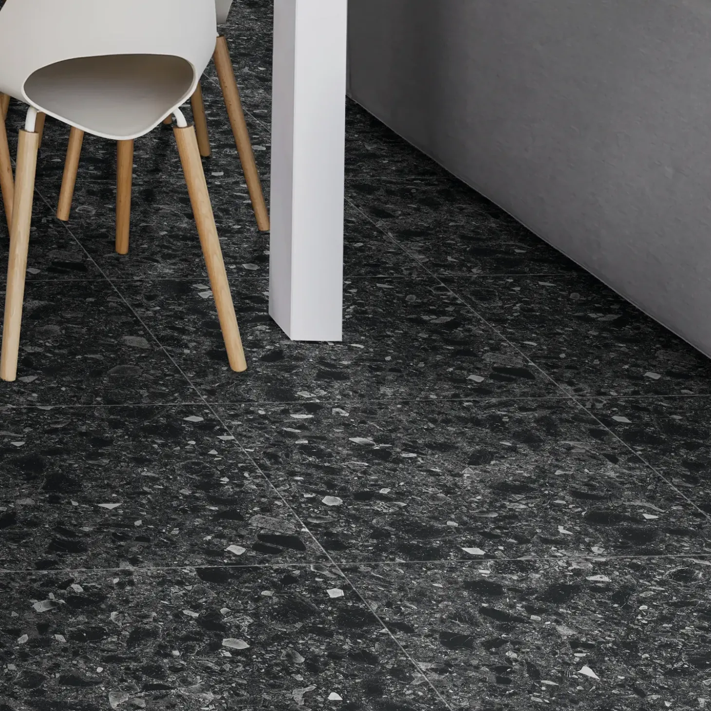 Ceppo di Gré carbon væg-/gulvflise 60x60 cm