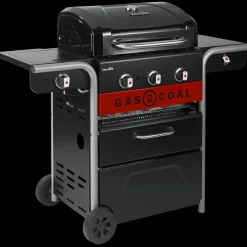 Char-Broil Gas2Coal 2.0 330 - hybridgrill (gasgrill/kulgrill) med 3 brændere