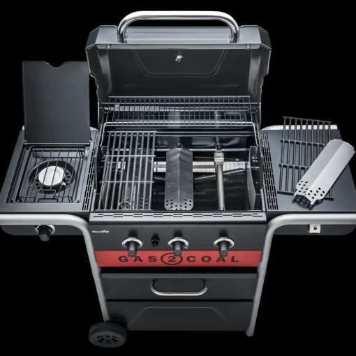 Char-Broil Gas2Coal 2.0 330 - hybridgrill (gasgrill/kulgrill) med 3 brændere