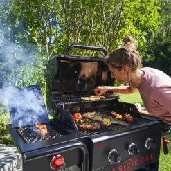 Char-Broil Gas2Coal Special Edition 3 - hybridgrill (gasgrill/kulgrill) med 3 brændere