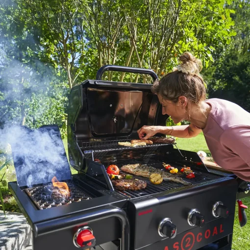 Char-Broil Gas2Coal Special Edition 3 - hybridgrill (gasgrill/kulgrill) med 3 brændere