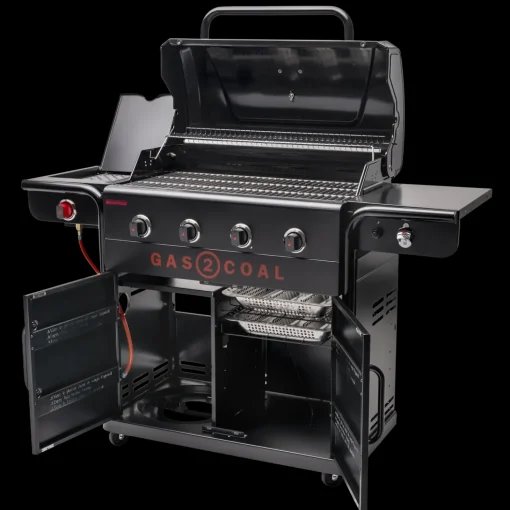 Char-Broil Gas2Coal Special Edition 4 - hybridgrill (gasgrill/kulgrill) med 4 brændere