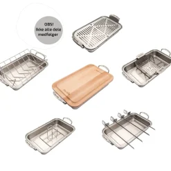 Char-Broil Grill+® bradepande og skærebræt bambus