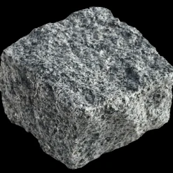 Chaussésten G654 flækket 9x9x5 cm mørkegrå