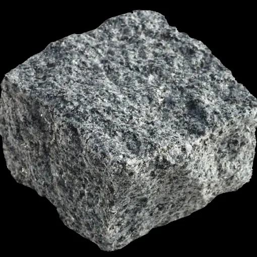 Chaussésten G654 flækket 9x9x5 cm mørkegrå