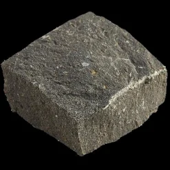 Chaussésten G685 flækket 9x9x5 cm sortgrå