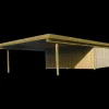 Christian dobbelt carport med redskabsrum 836x630 cm - UDEN TAG